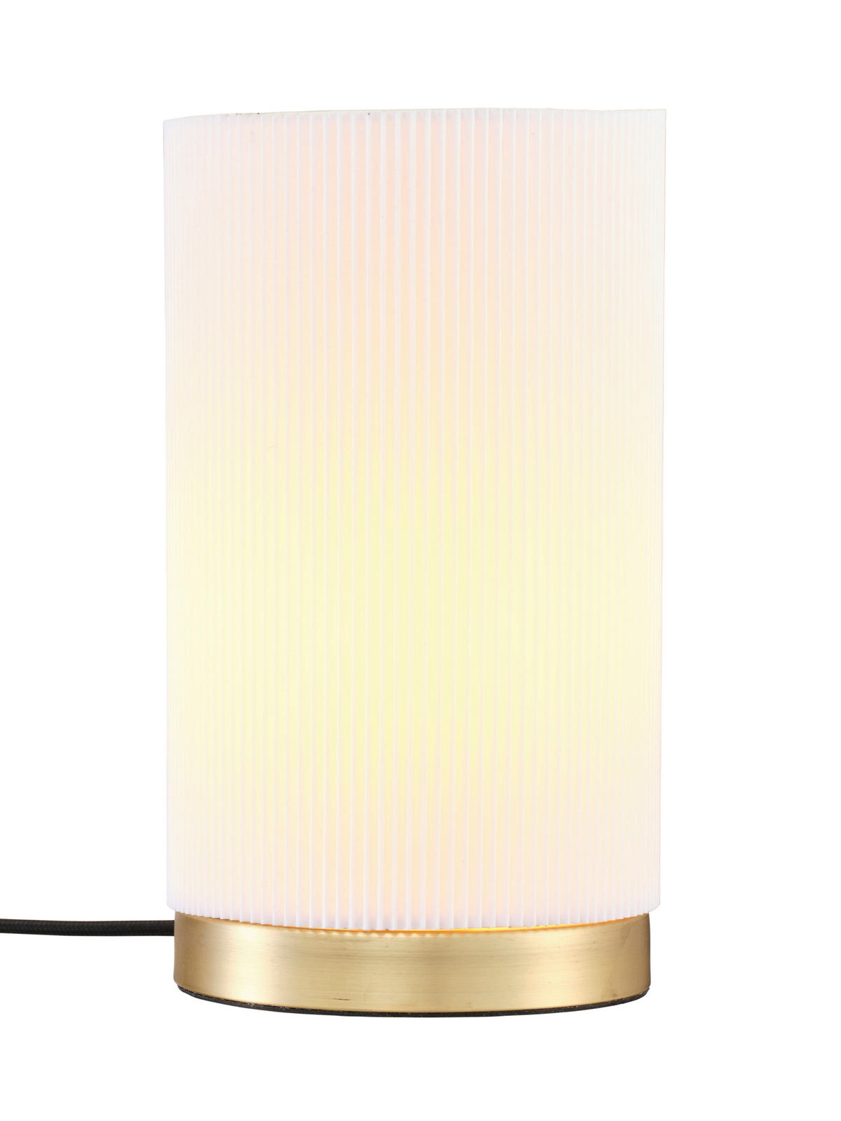 TISCHLEUCHTE PR Home Dora 25/25 cm   - Goldfarben/Braun, MODERN, Textil/Metall (25/25cm)
