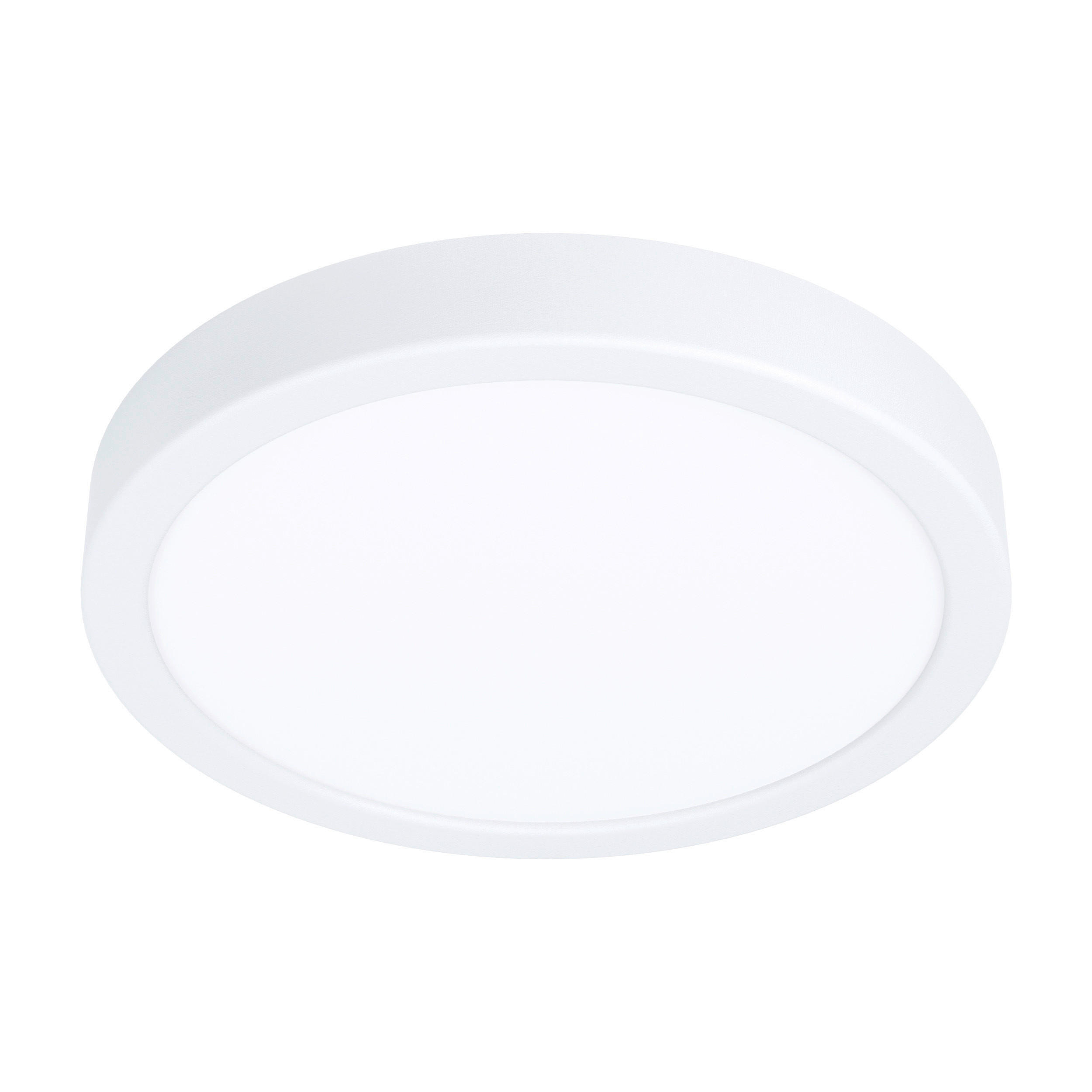 LED-DECKENLEUCHTE FUEVA 21/2,8 cm   - Weiß, Basics, Kunststoff/Metall (21/2,8cm) - Novel