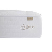 BOXSPRINGMATRATZE ALLURE REGINA H3/H4, 120/200 cm, Höhe ca.: 33 cm,  - Creme, Basics, Textil (120/200cm)