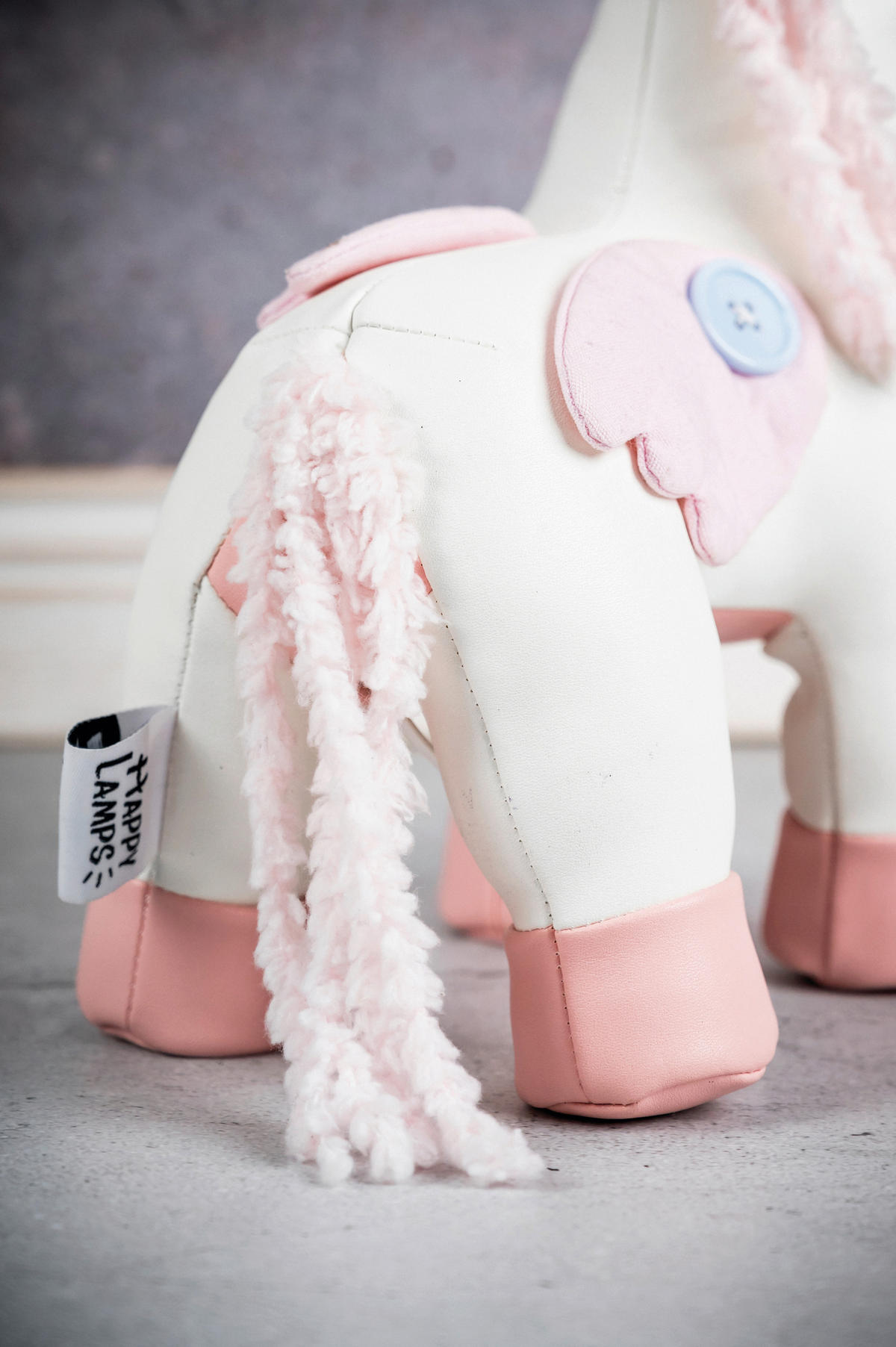 LED-KINDERTISCHLEUCHTE 26/30/51 cm   - Rosa/Weiß, LIFESTYLE, Textil/Metall (26/30/51cm) - Happy Lamps