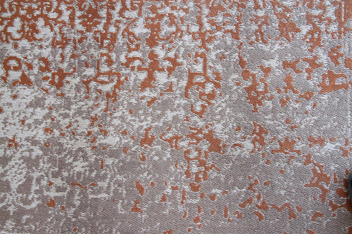 HANDWEBTEPPICH Wohnzimmer 80/150 cm Orange, Beige rechteckig  - Beige/Orange, Basics, Textil (80/150cm) - Kayoom