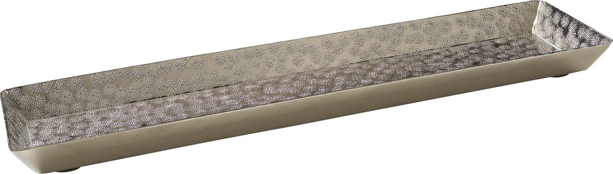 DEKORAČNÍ MISKA - barvy stříbra, Design, kov (12/45cm) - Ambia Home
