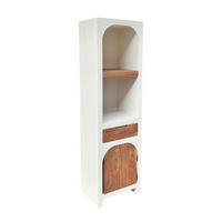 HOCHSCHRANK 50/175/40 cm  - Weiß/Naturfarben, Design, Holz/Holzwerkstoff (50/175/40cm) - MID.YOU