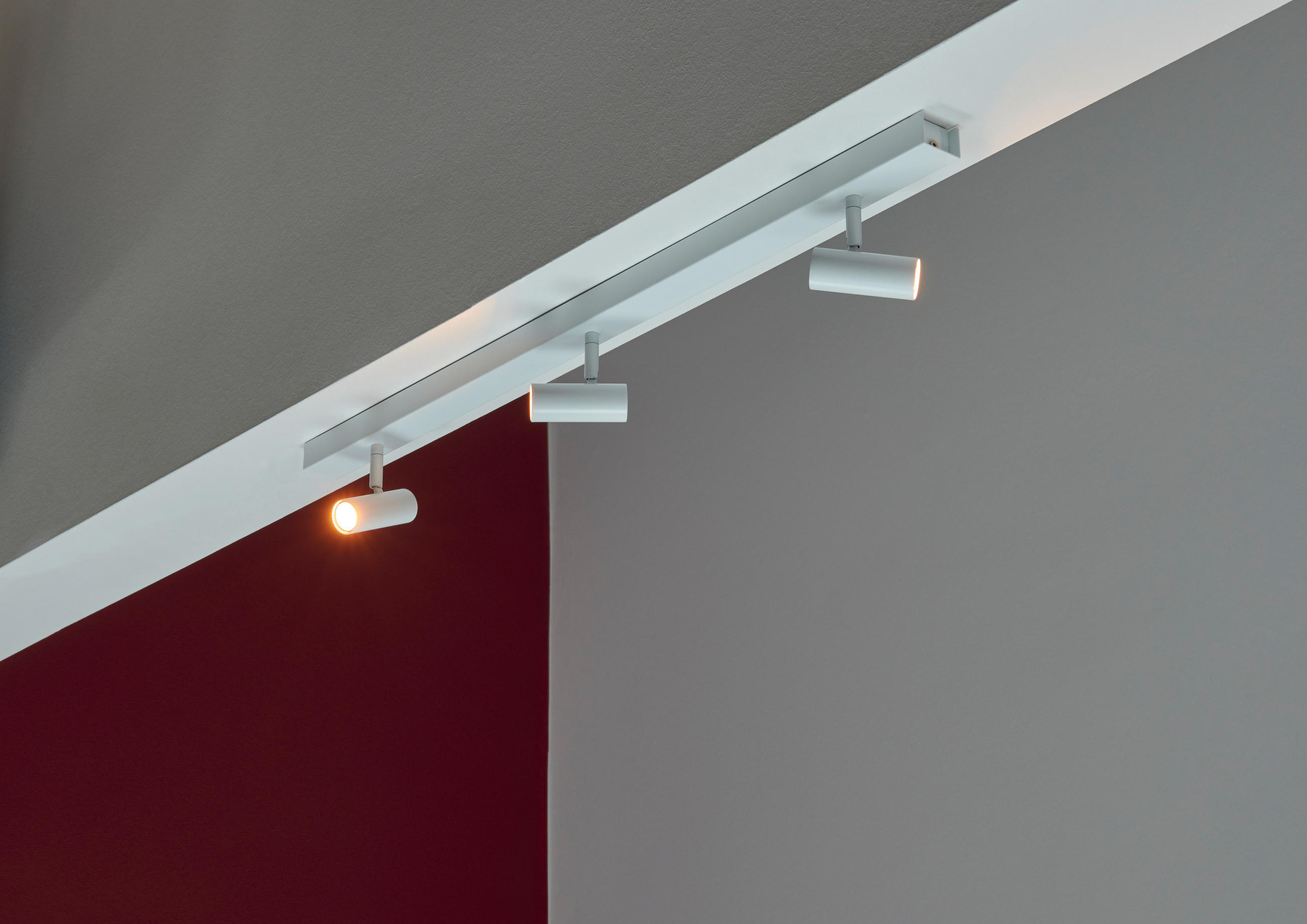 DECKENSTRAHLER 78/3,5/12 cm   - Weiß, Design, Metall (78/3,5/12cm) - Nordlux