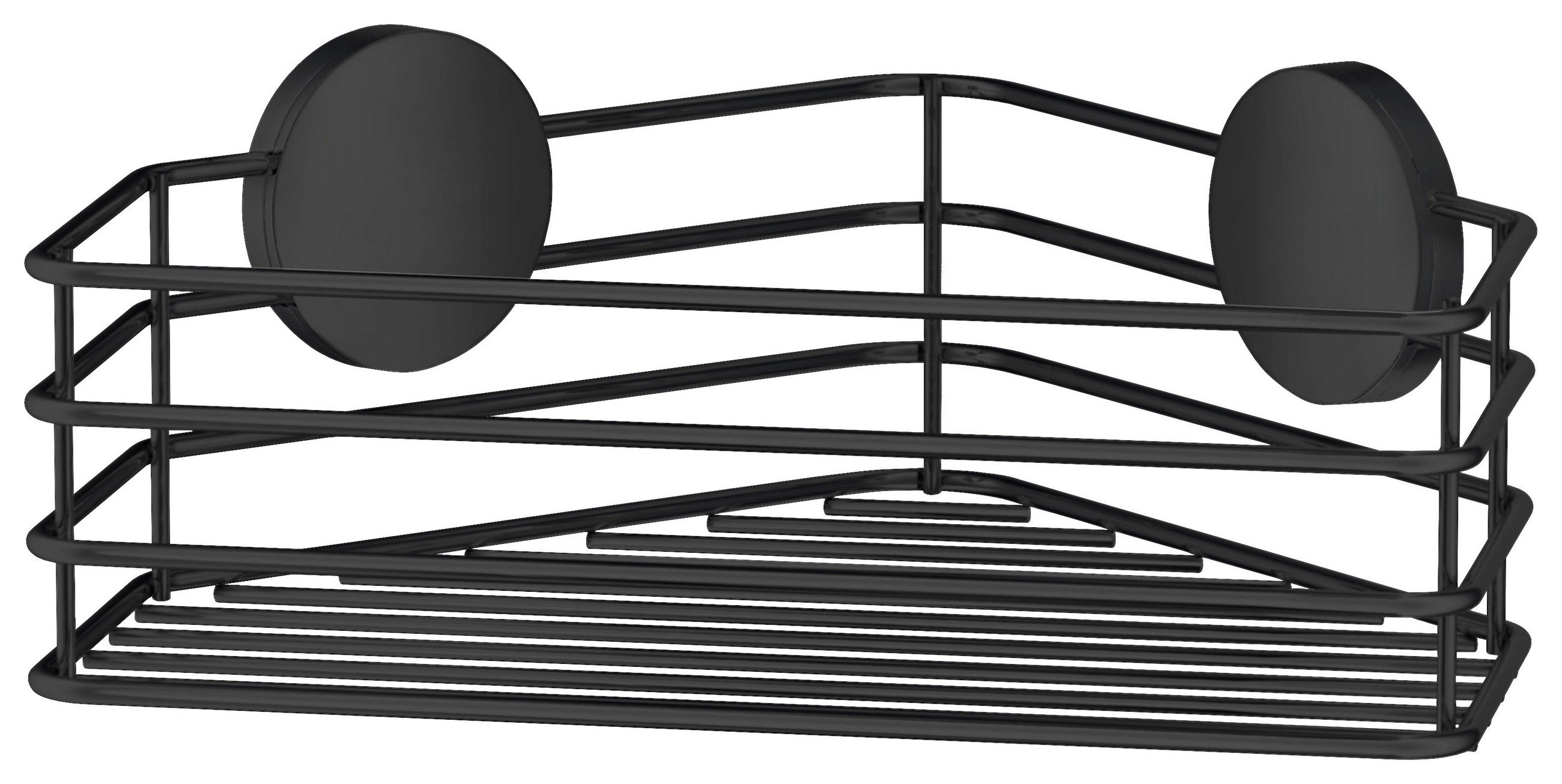 DUSCHKORB - Schwarz, Basics, Metall (25/5/20cm) - Smedbo