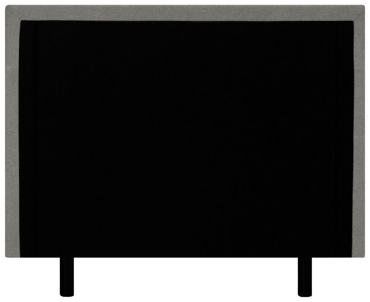 BOXBETT 120/200 cm  in Graphitfarben  - Graphitfarben/Schwarz, Konventionell, Textil (120/200cm) - P & B