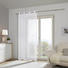 ÖSENSCHAL halbtransparent 140/245 cm - Weiß, KONVENTIONELL, Textil (140/245cm) - Esposa