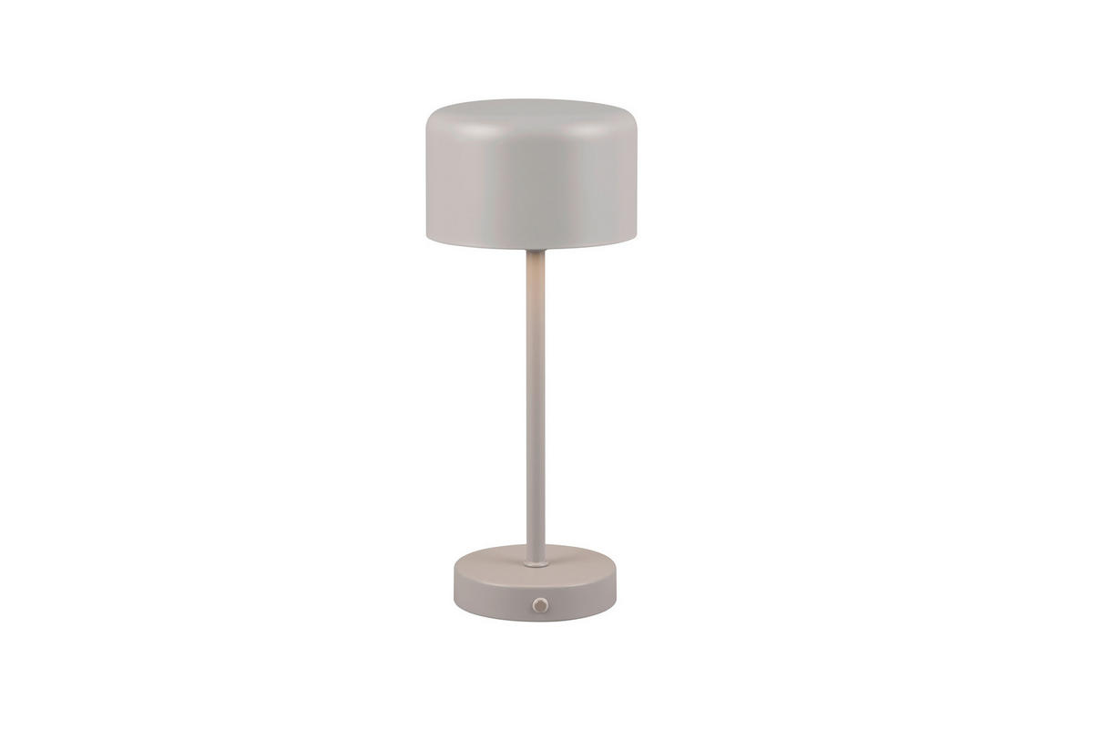 PORTABEL LAMPA Jeff 12,6/30 cm   - grå, Basics, metall (12,6/30cm)