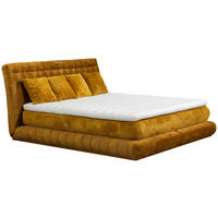 BOXSPRINGBETT 180/200 cm  in Currygelb  - Currygelb, Design, Textil (180/200cm) - Esposa