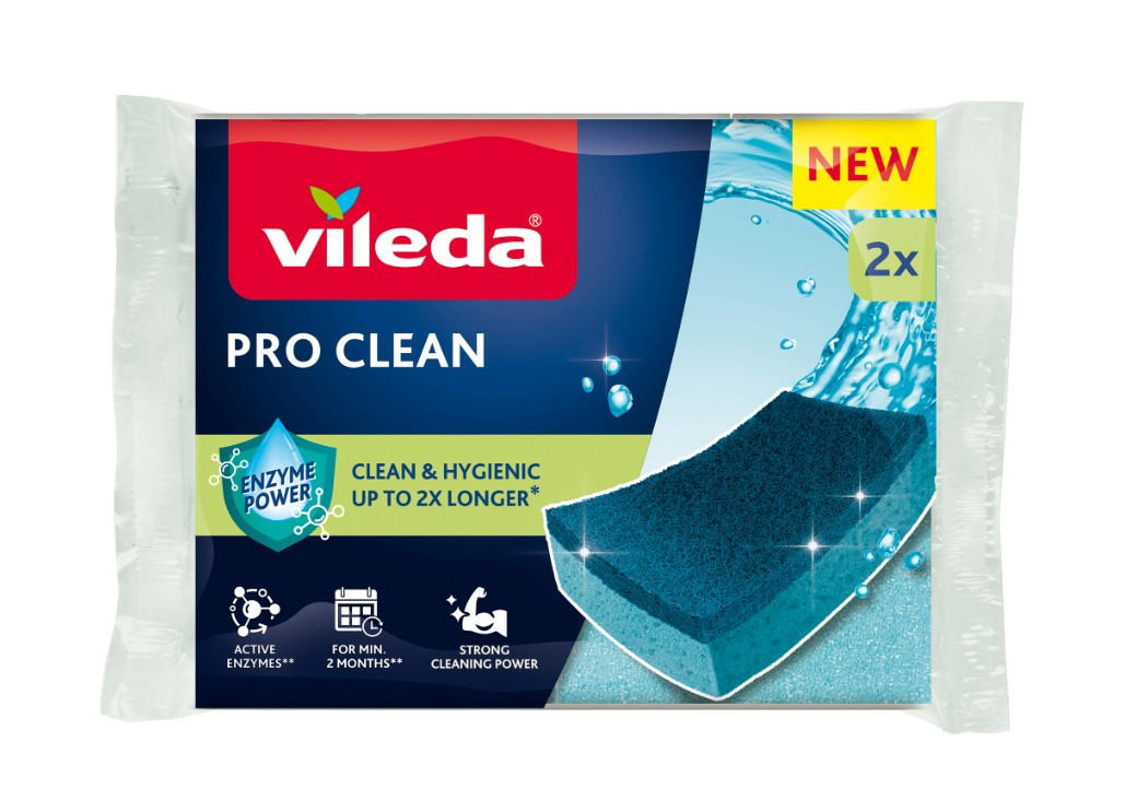 VILEDA PRO CLEAN, 2-PACK - ljusblå, Basics, plast - Best Price