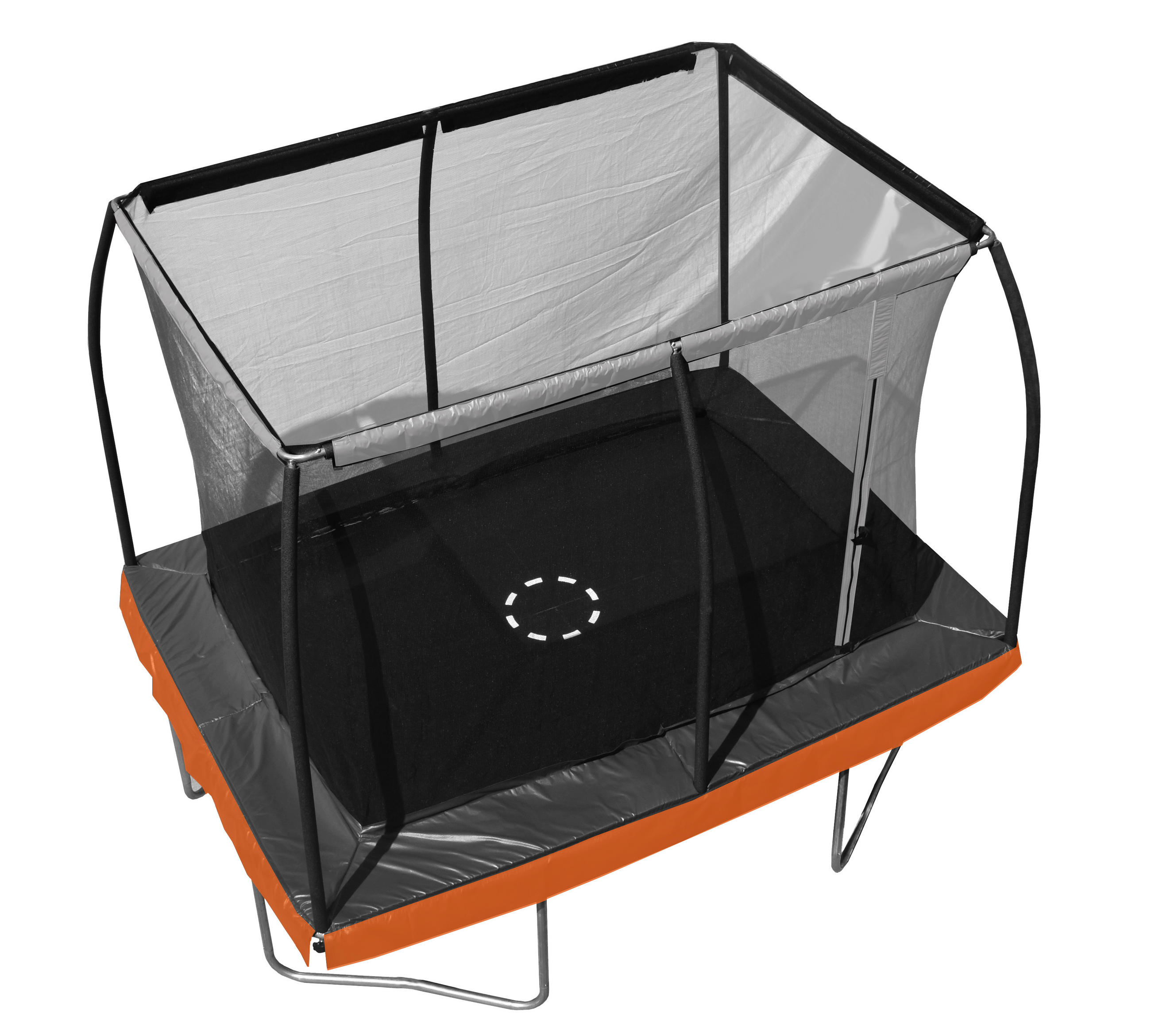 TRAMPOLIN TPE 366, ECKIG  - Orange, KONVENTIONELL (366/273cm) - Atrigo