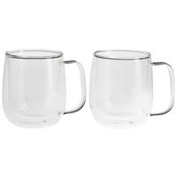 KAFFEEGLÄSERSET 310 ml 2-teilig  - Klar, KONVENTIONELL, Glas (310ml) - Novel