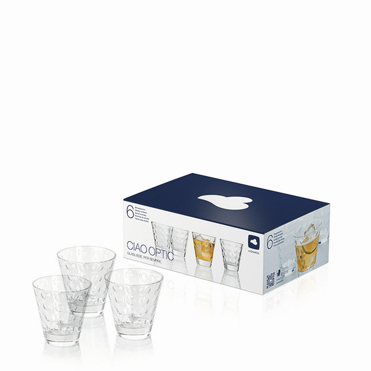 GLÄSERSET  6-teilig  - Klar, Trend, Glas (26/9,5/17,3cm) - Leonardo