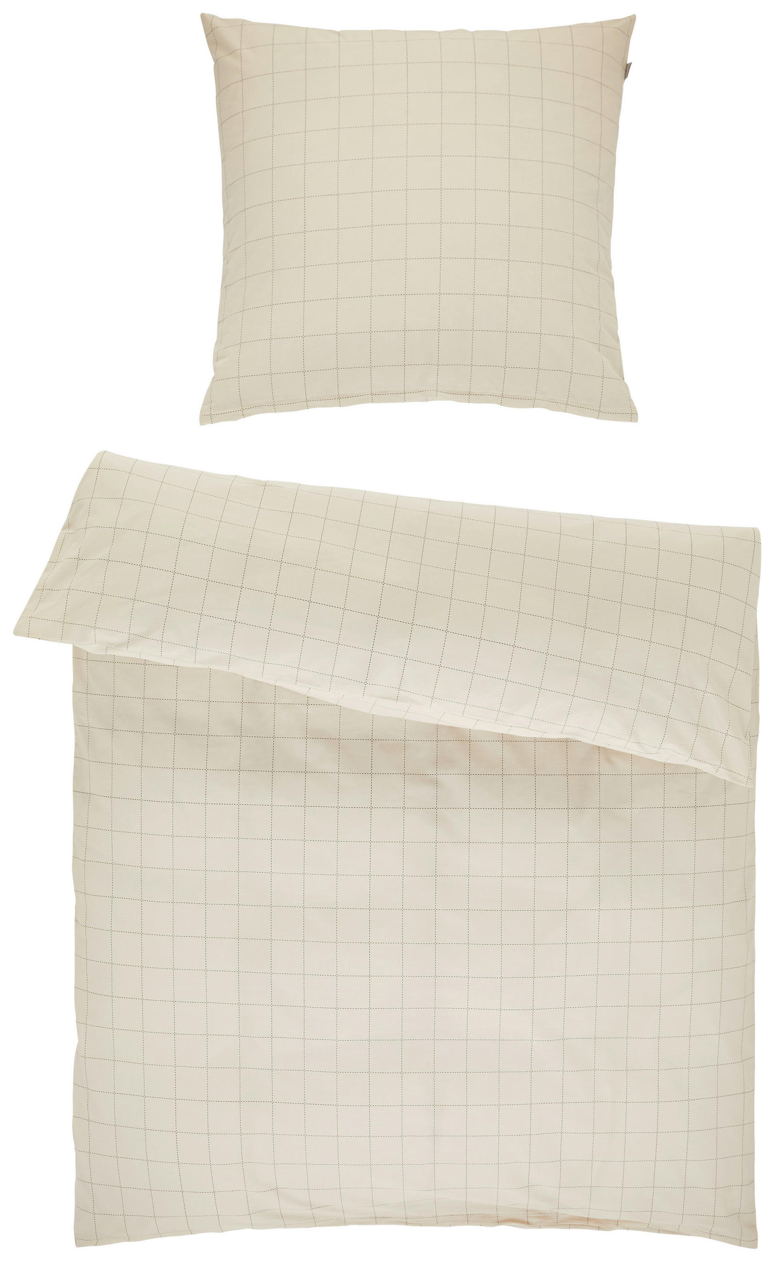 BETTWÄSCHE JustB! by Bettina Zimmermann Renforcé 155/220 cm  - Greige/Beige, Design, Textil (155/220cm) - Musterring