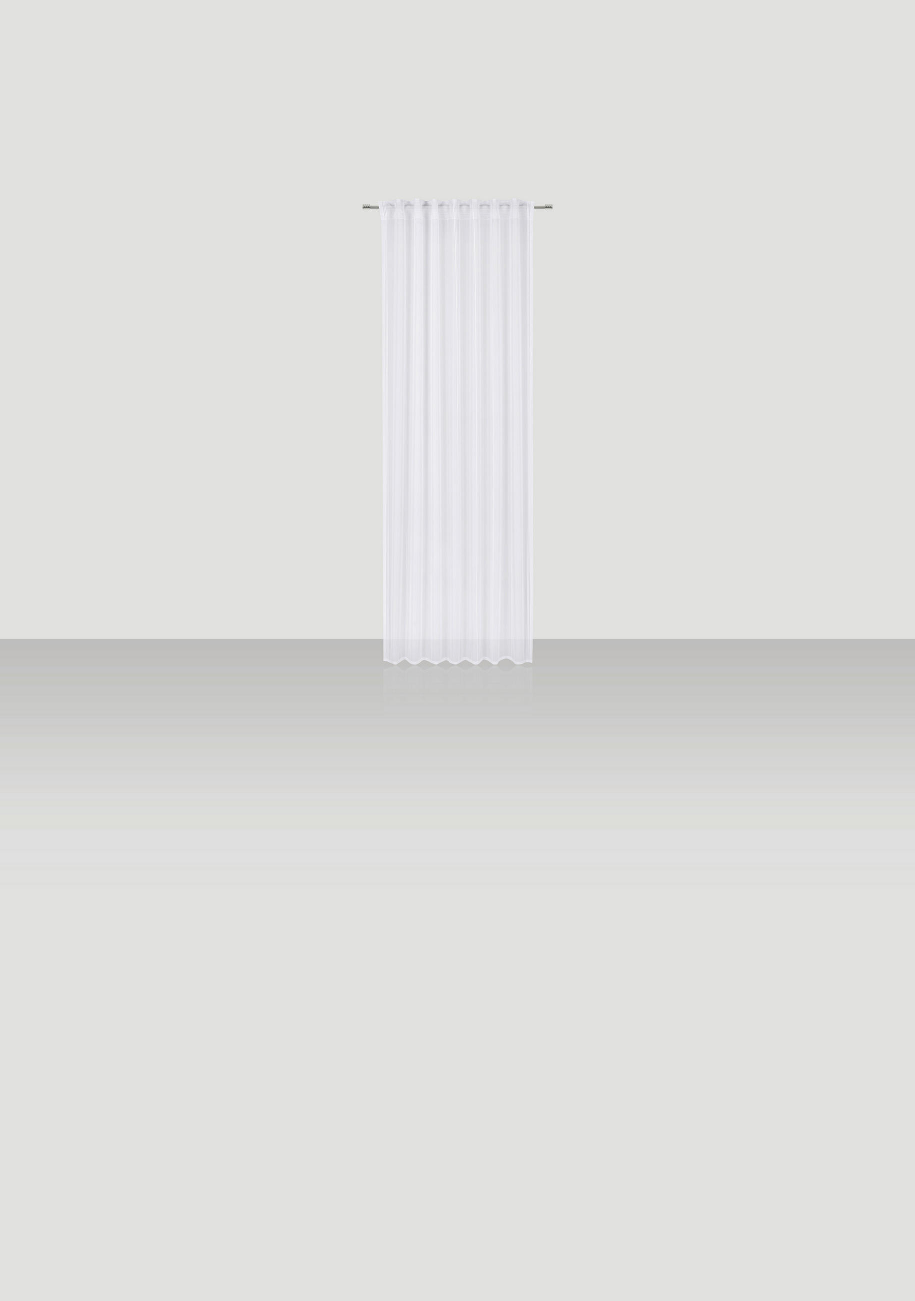 FERTIGVORHANG halbtransparent  - Blau, Design, Textil (140/255cm) - Novel