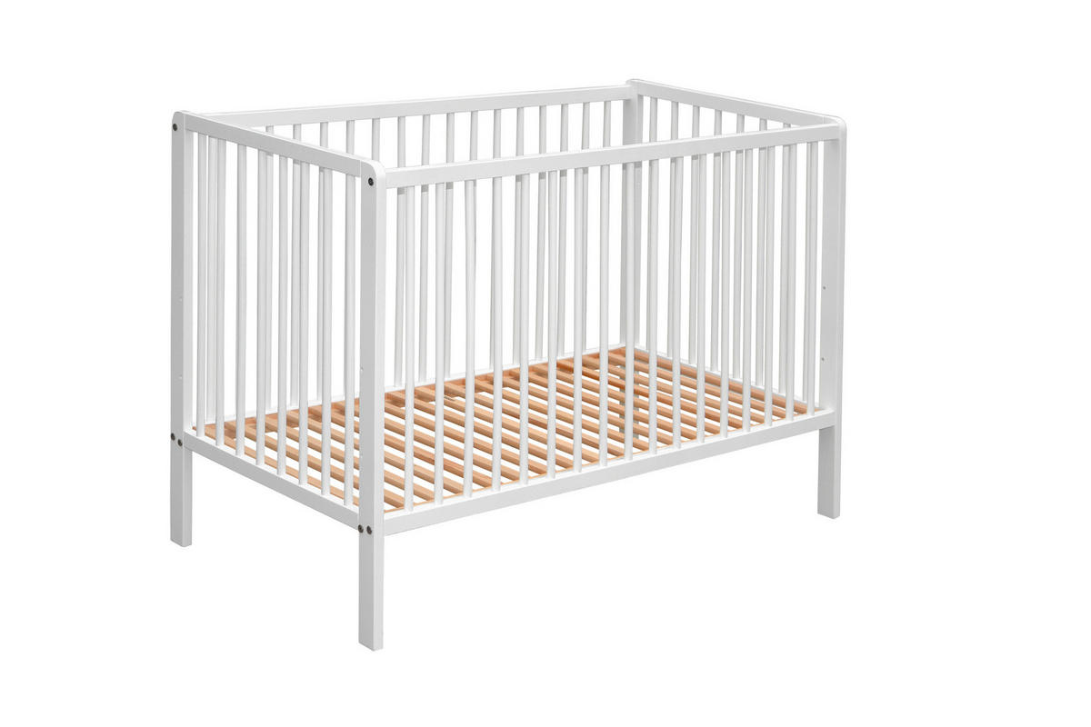 RÁCSOS KISÁGY ALEX  - Basics, fa (125/65/87cm) - My Baby Lou