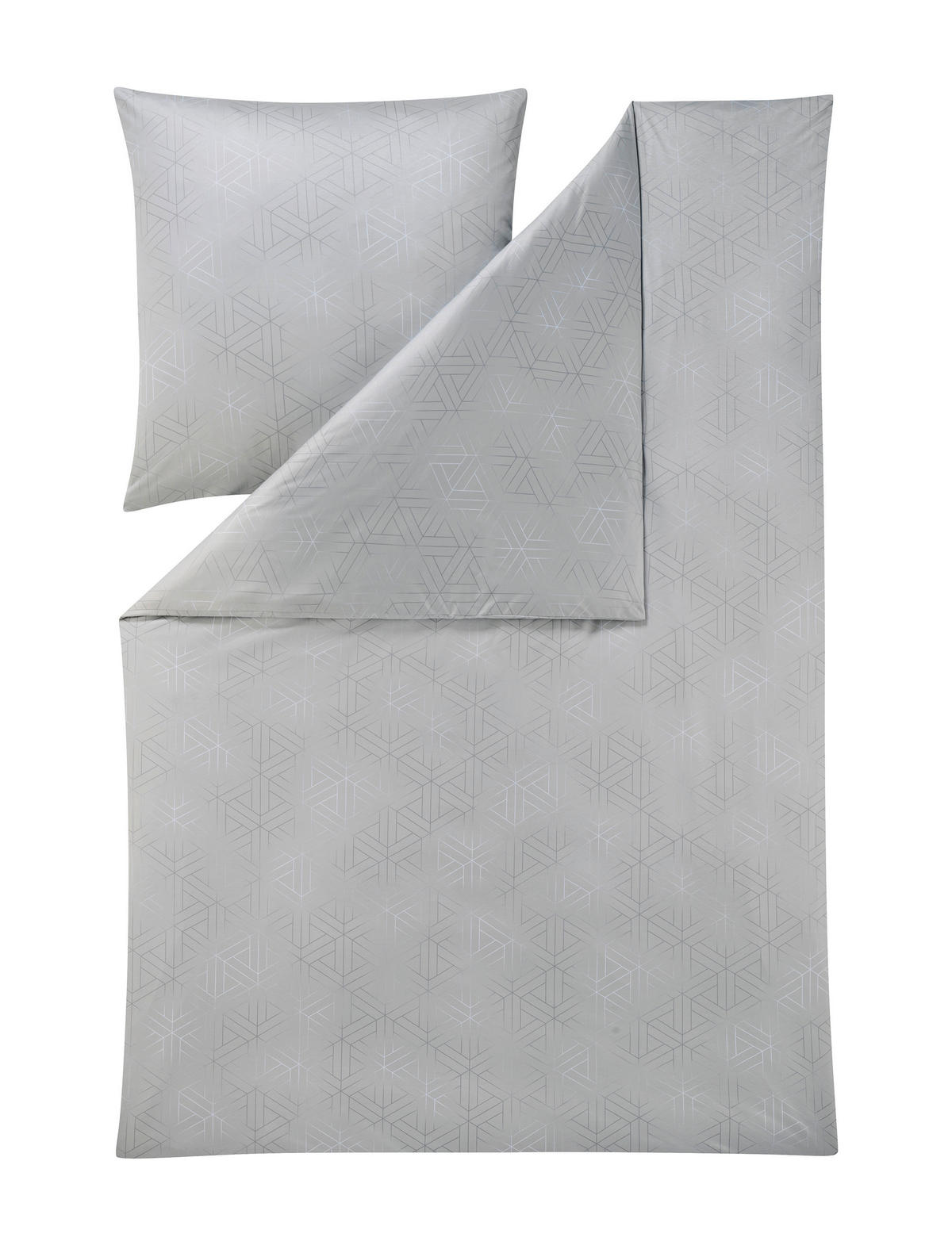 BETTWÄSCHE Atelier Interlock-Jersey  - Grau, Design, Textil (155cm) - Estella