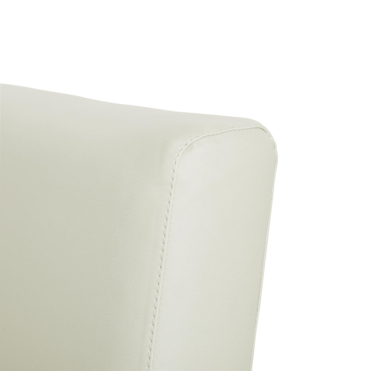 GARTENSET Lederlook  - Hellgelb, Design, Leder/Textil - Livetastic