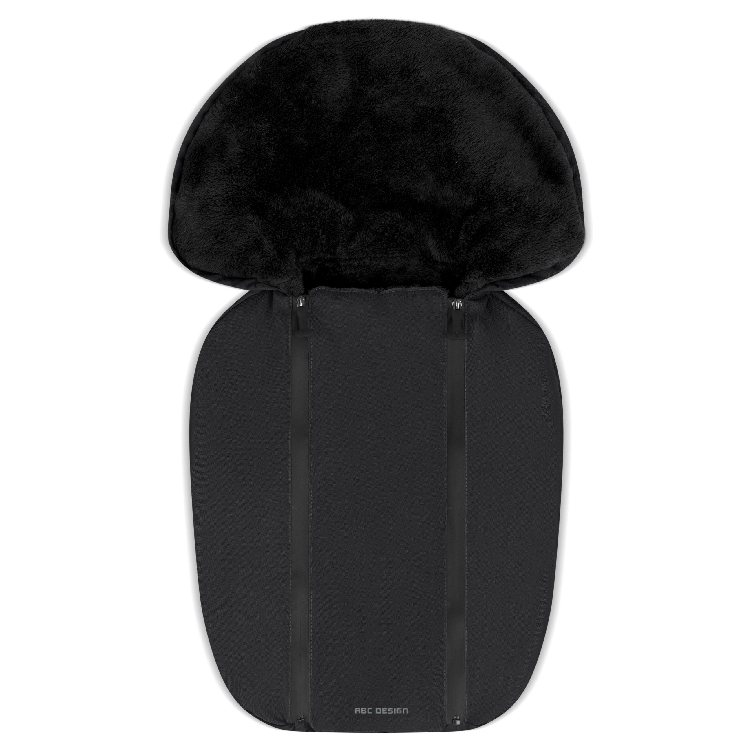 BABYSCHALEN-FUßSACK Neugeborenen-Fußsack  - Schwarz, Basics, Textil (72/40/3cm) - ABC Design