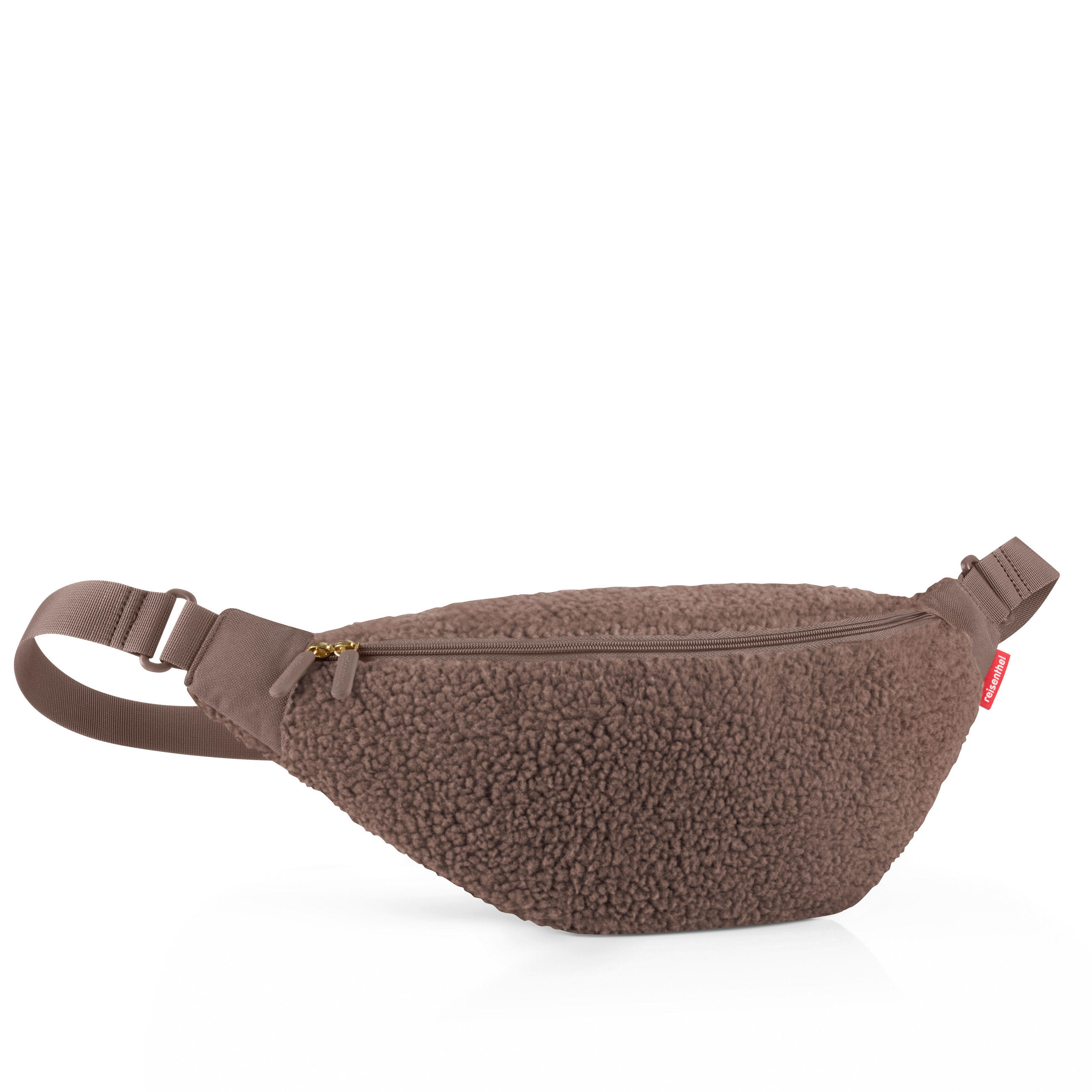 TAŠKA NA PÁSEK  - hnědá, Basics, textil (47/33/12cm) - Reisenthel