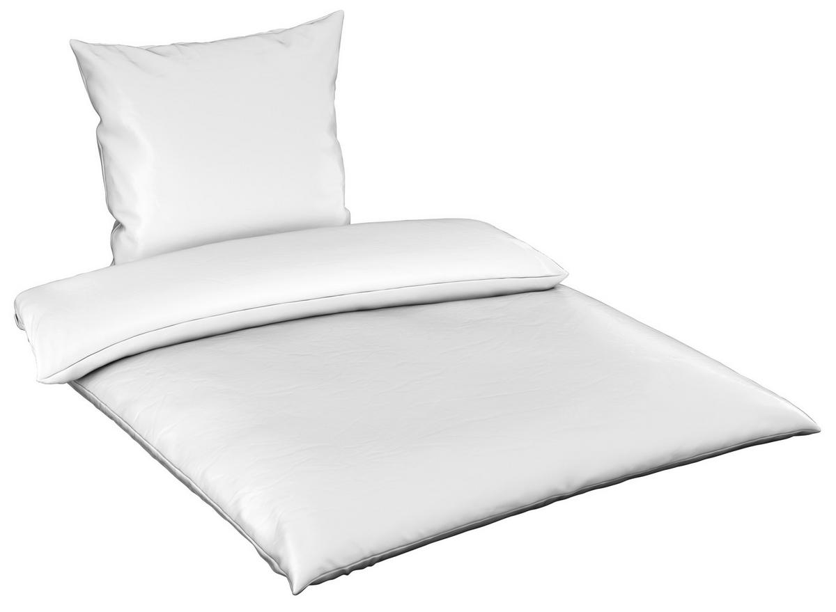 BETTWÄSCHE Satin 135/200 cm  - Weiß, MODERN, Textil (135/200cm) - Novel