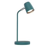 LED LAMPA NA PÍSACÍ STÔL, 14/14/35 cm - modrá, Basics, kov/plast (14/14/35cm)