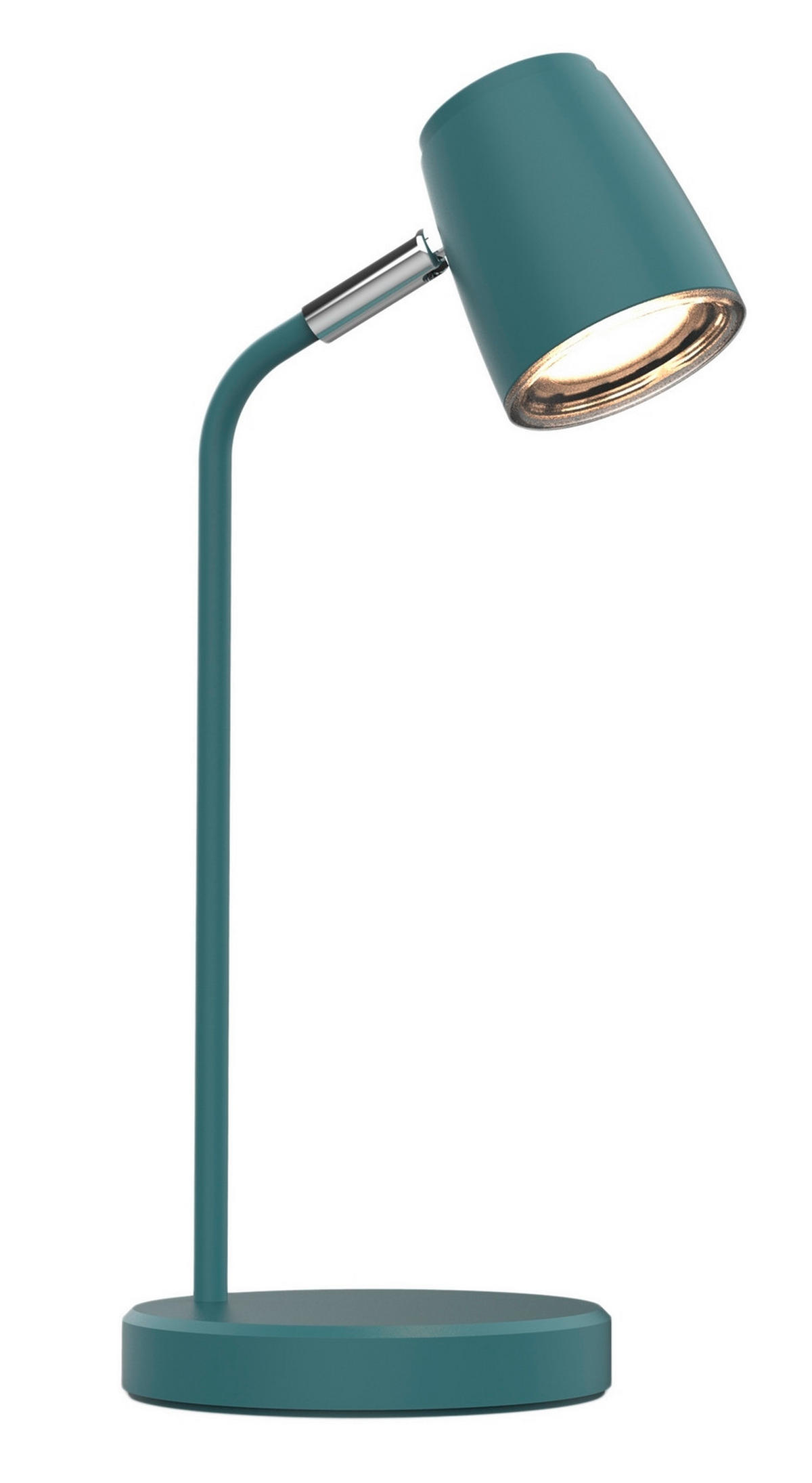 LED LAMPA NA PÍSACÍ STÔL, 14/14/35 cm - modrá, Basics, kov/plast (14/14/35cm)