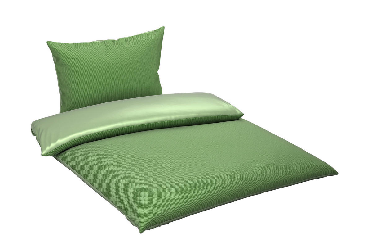 KÉTOLDALAS ÁGYNEMŰHUZAT 140/200 cm  - világoszöld, textil (140/200cm) - Bio:Vio