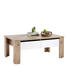 COUCHTISCH rechteckig Eichefarben, Weiß - Eichefarben/Weiß, Design (111/64,8/46,6cm) - Carryhome