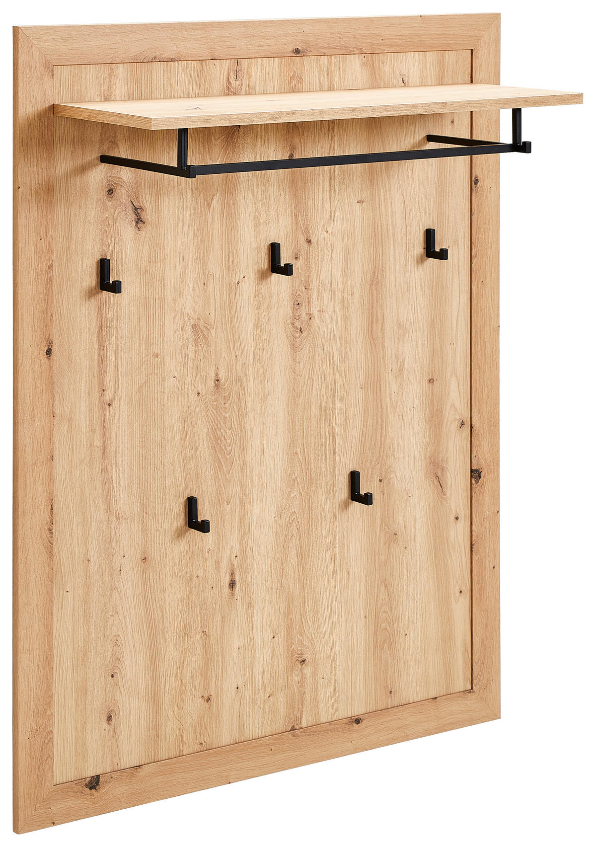 GARDEROBENPANEEL  in 85/110/27 cm  - Eiche Artisan, LIFESTYLE, Holzwerkstoff/Metall (85/110/27cm) - Xora