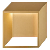 LED-WANDLEUCHTE - Goldfarben, Design, Kunststoff/Metall (25/9,2/25cm) - Globo