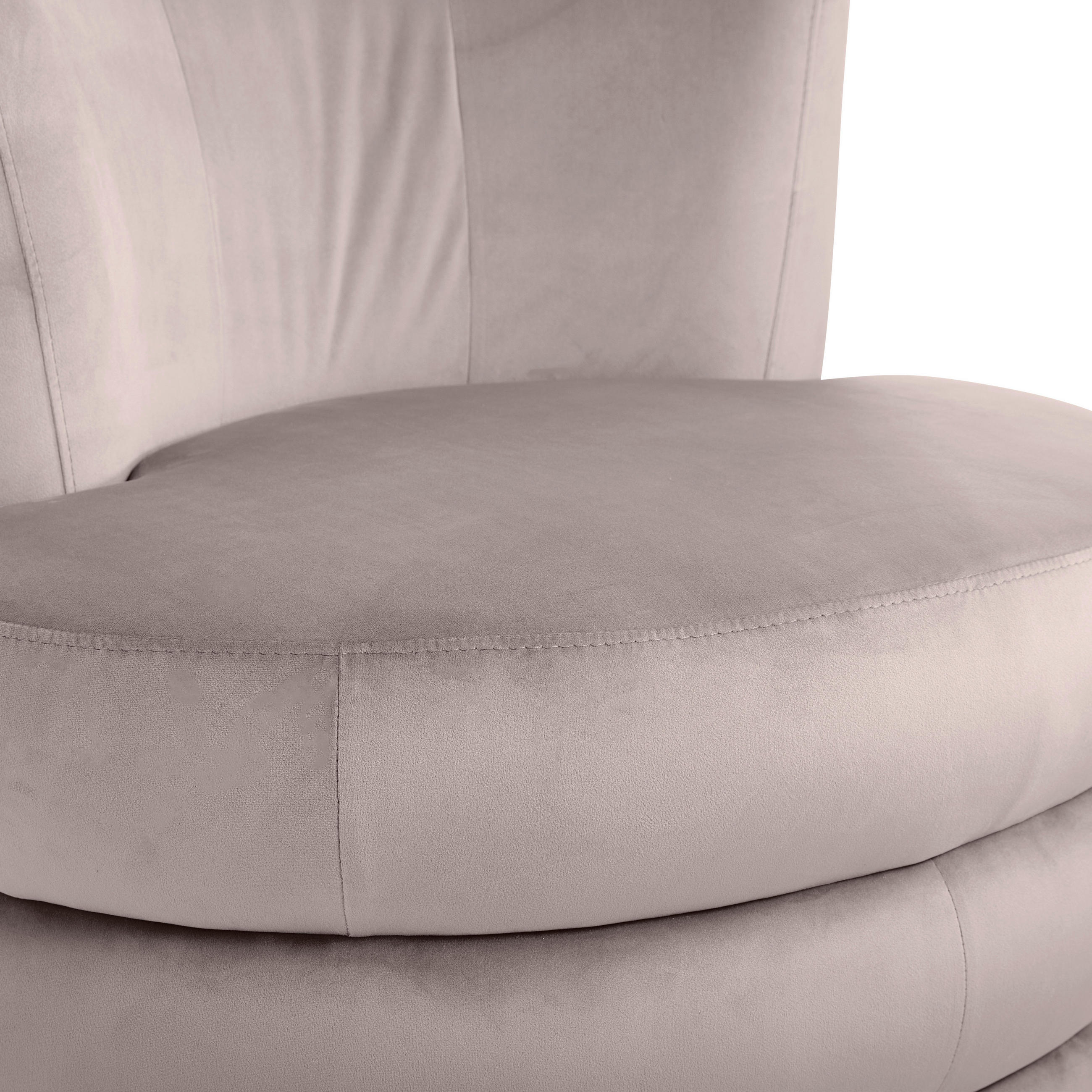 DESIGNFÅTÖLJ i textil gammelrosa  - stålfärgad/gammelrosa, Trend, metall/textil (90/82/85cm) - Livetastic