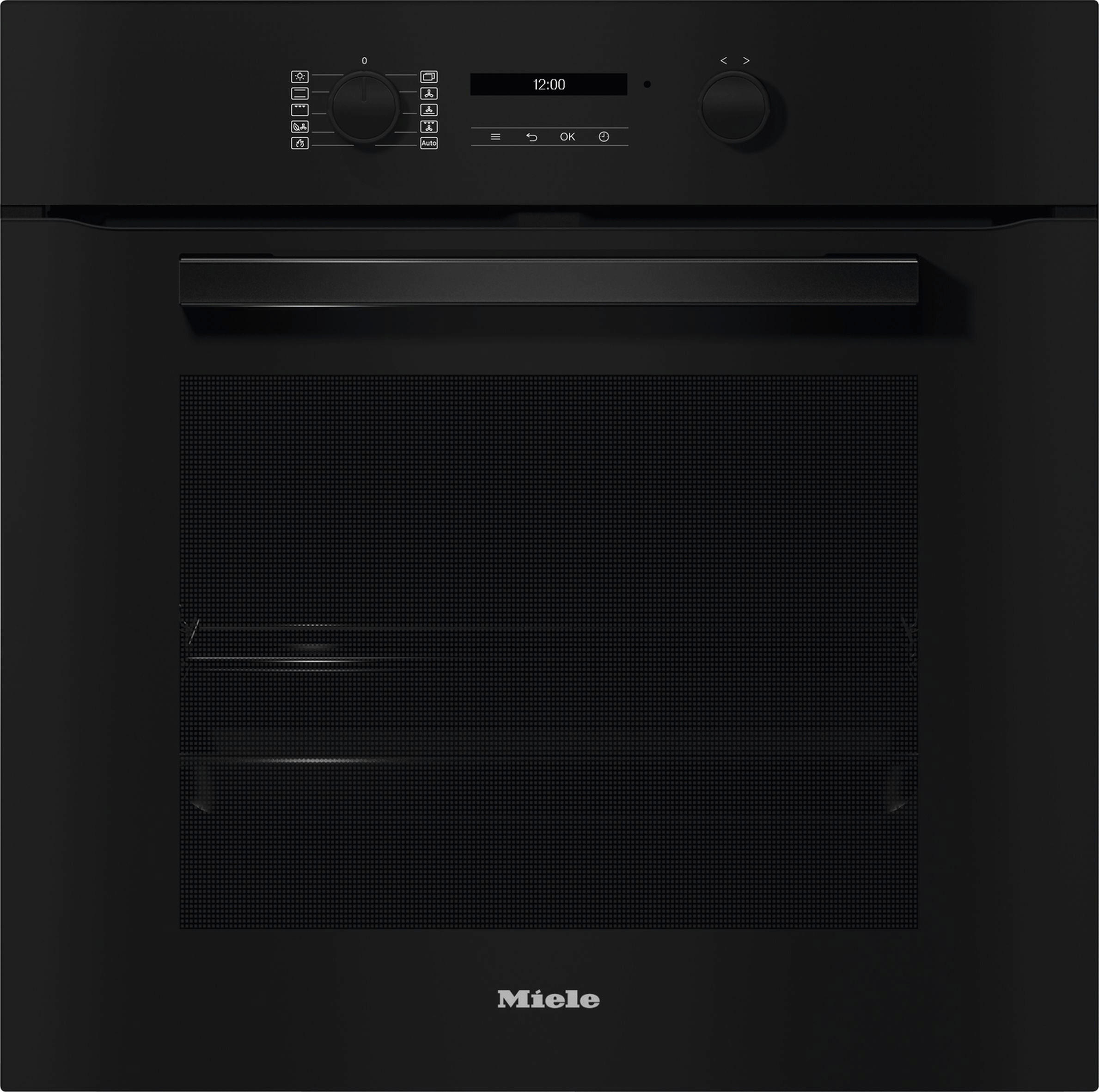EINBAUBACKOFEN H 2851 BP  - Schwarz, Basics, Glas/Metall (59,5/59,6/56,8cm) - Miele