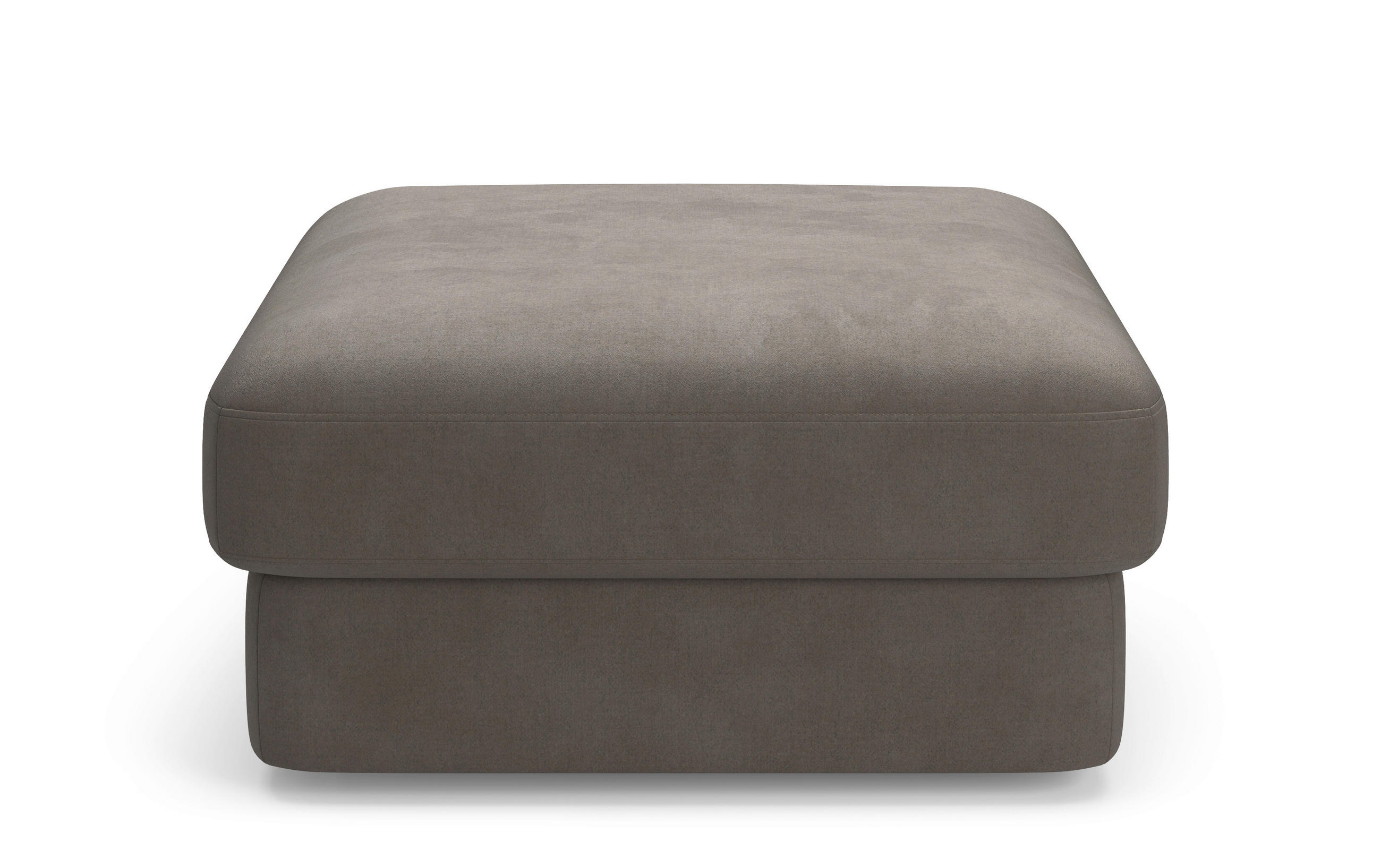 Thumbnail - Sit & More Hocker Fabio E, Graphit, Textil, quadratisch, 97x46x97 cm, Goldenes M, Oeko-Tex® Standard 100, Made in Europe...