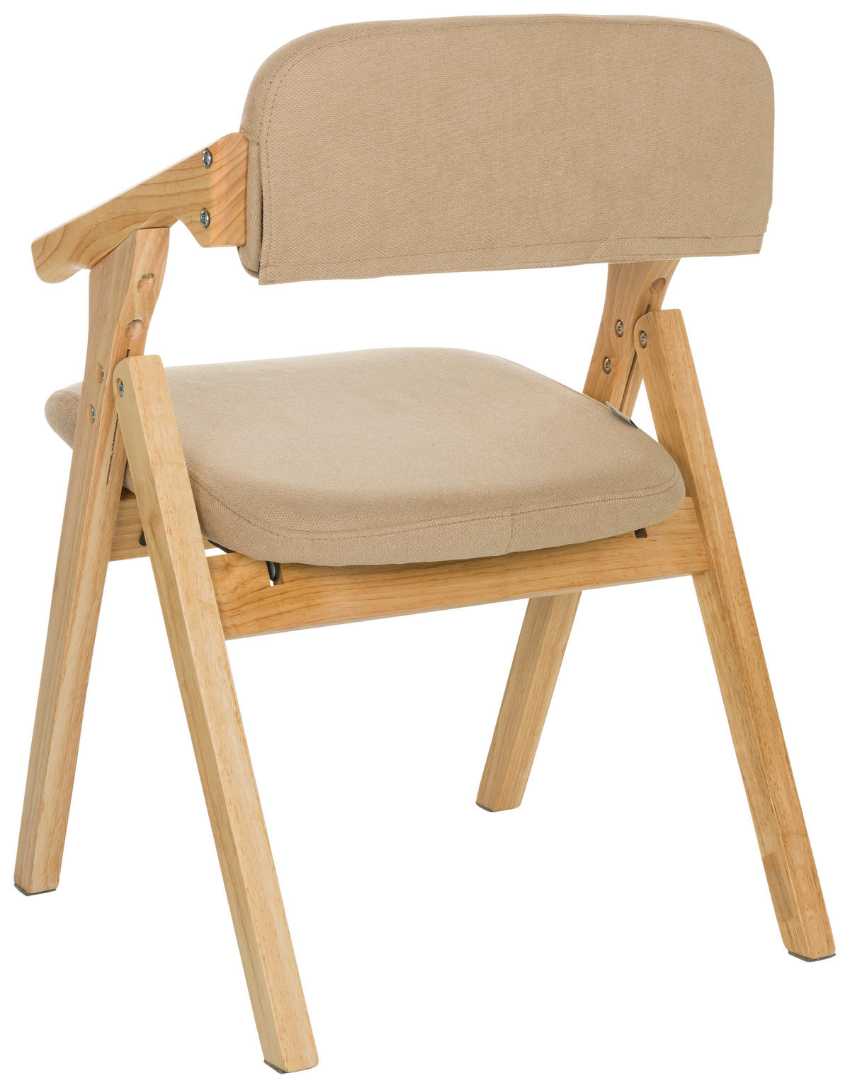 ARMLEHNSTUHL  in  - Beige, Basics, Holz/Textil (53/79/55cm) - MID.YOU