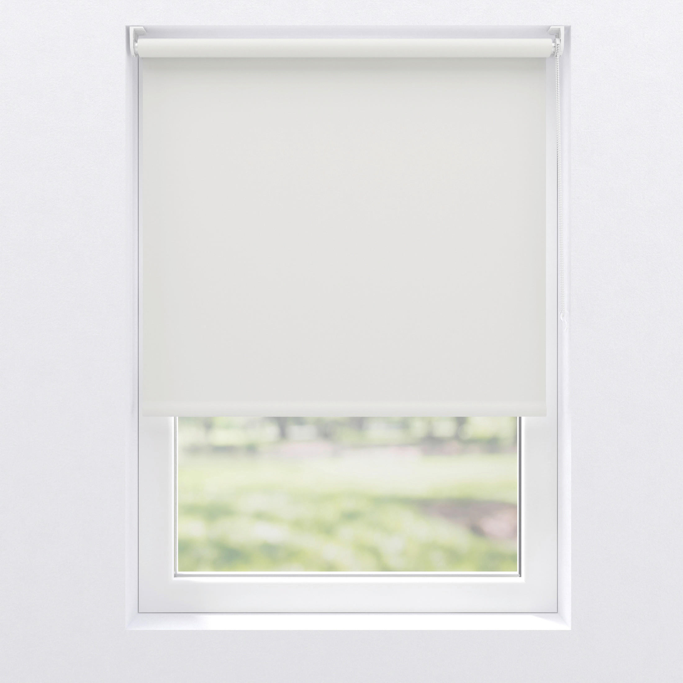 VERDUNKELUNGSROLLO 90/150 cm  - Weiß, Basics, Kunststoff (90/150cm)