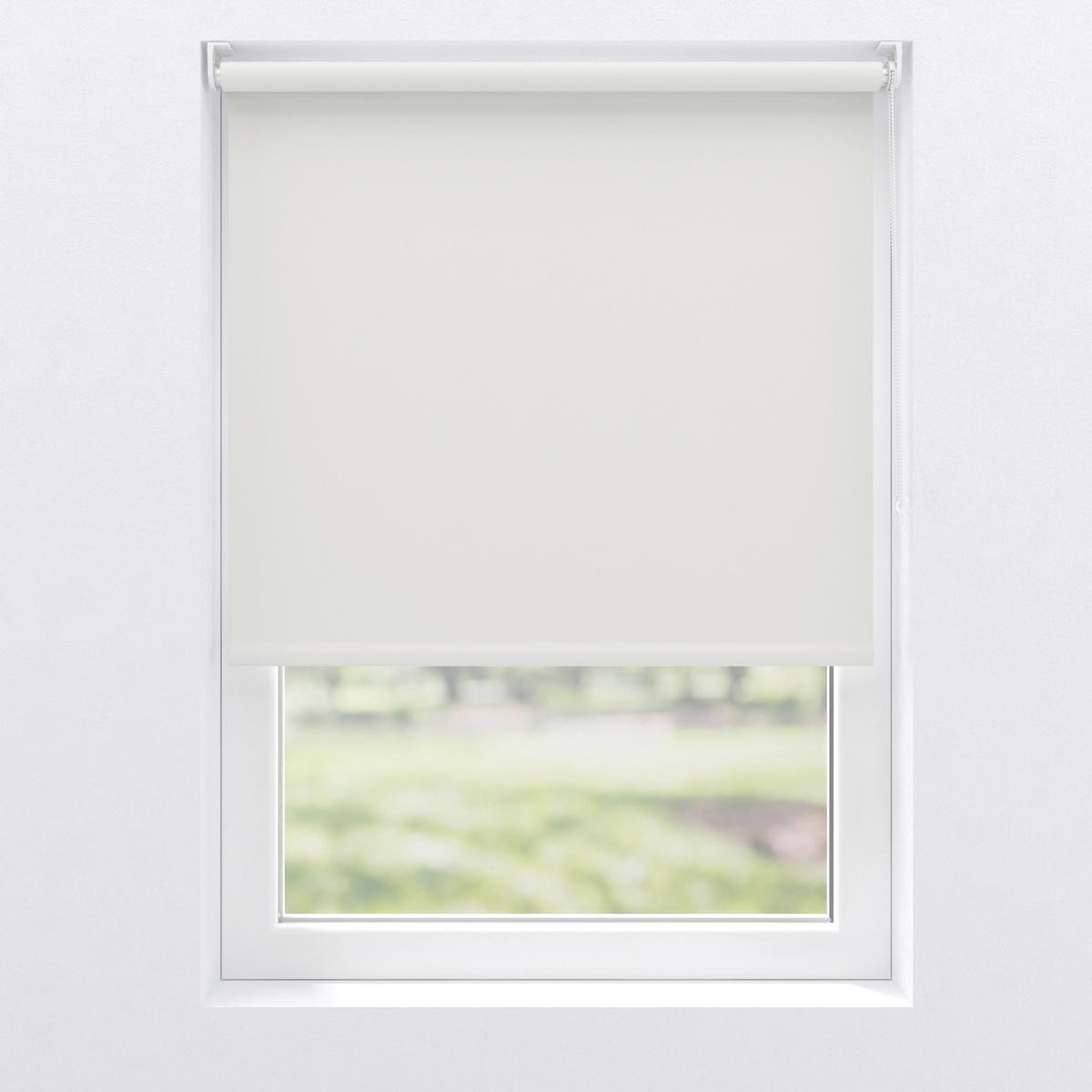 VERDUNKELUNGSROLLO 90/150 cm  - Weiß, Basics, Kunststoff (90/150cm)