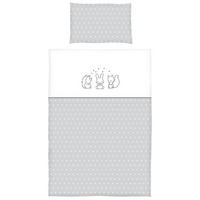 SET ZA OTROŠKO POSTELJICO      100/135 cm        siva  - siva, Basics, tekstil (100/135cm) - Patinio