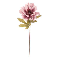 UMĚLÁ KVĚTINA  - světle růžová, Basics (21/65/21cm)