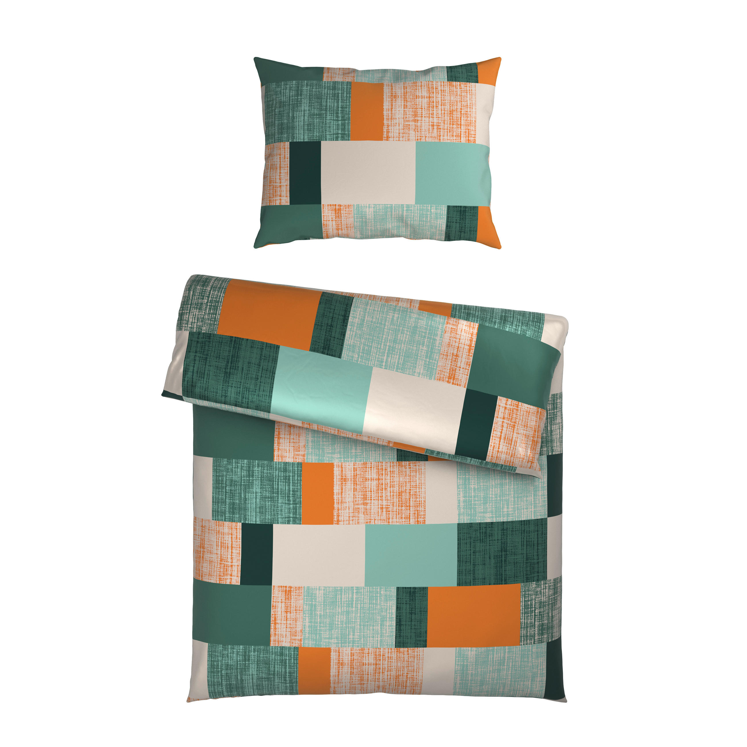 Esposa POVLEČENÍ, satén, zelená, 140/200 cm