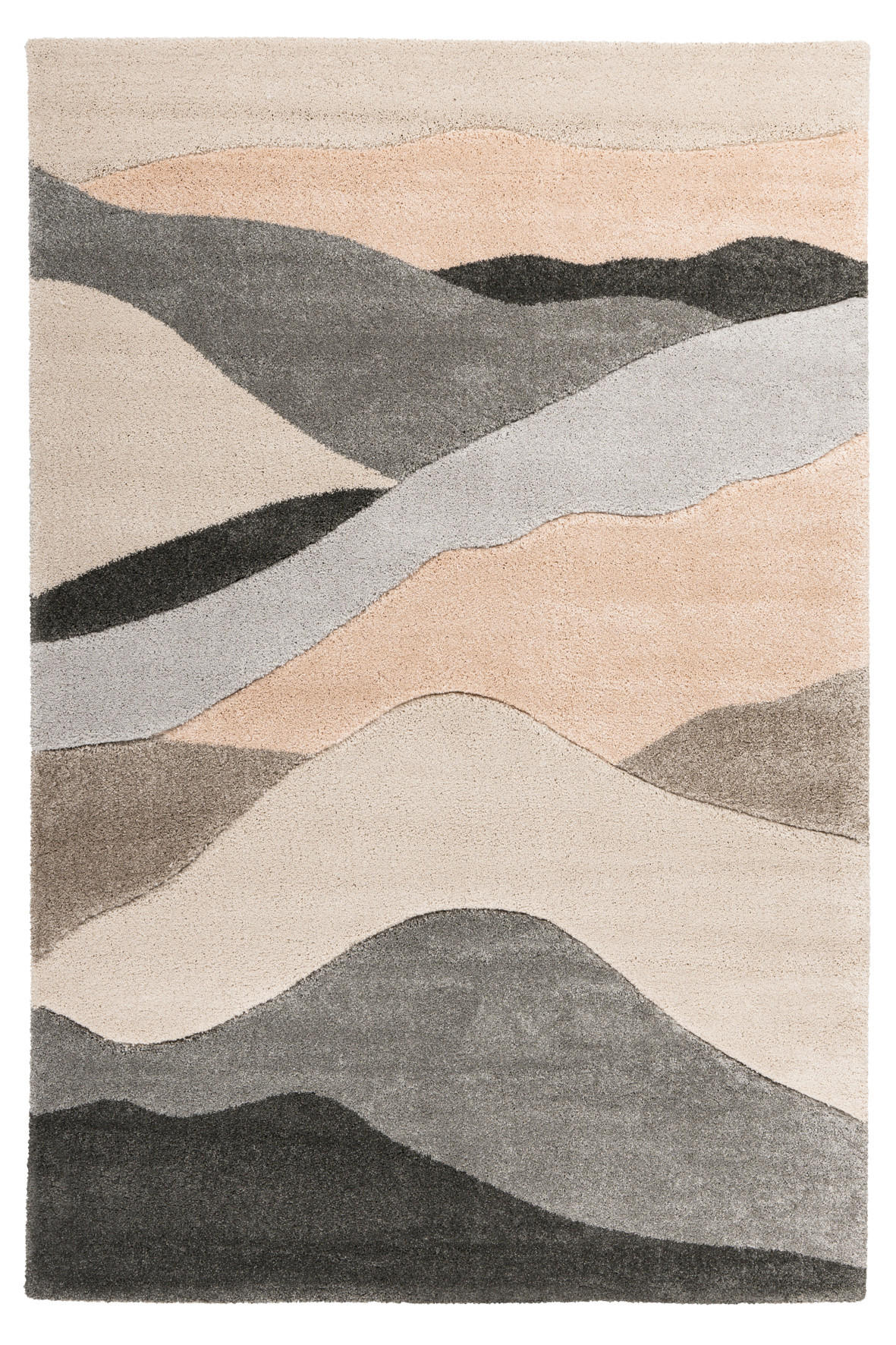In- und Outdoorteppich 120/170 cm  - Beige/Rosa, Design, Textil (120/170cm) - Novel