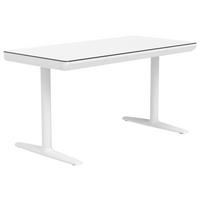 SCHREIBTISCH 140/70/73 cm Weiß  - Weiß, Design, Holzwerkstoff/Kunststoff (140/70/73cm) - Novel