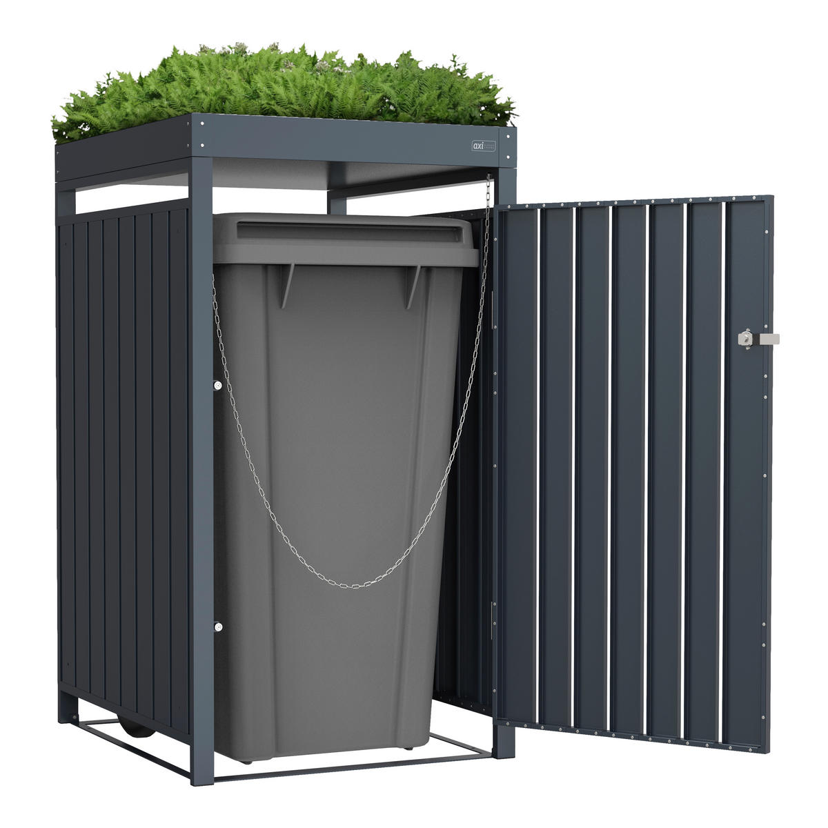 KRYT NA POPELNICI 68/80/124 cm   - antracitová, Basics, kov (68/80/124cm) - Ambia Garden