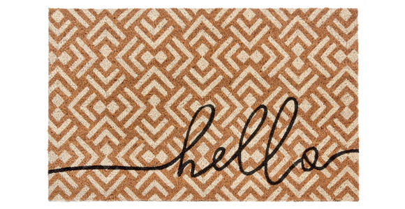 KOKOSMATTE 45/75 cm Mix Mats - Hellbraun/Schwarz, Basics, Naturmaterialien/Kunststoff (45/75cm) - Esposa