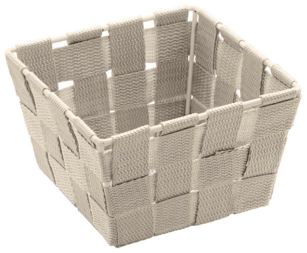 KOŠ béžová - béžová, Basics, plast (14/9/14cm)