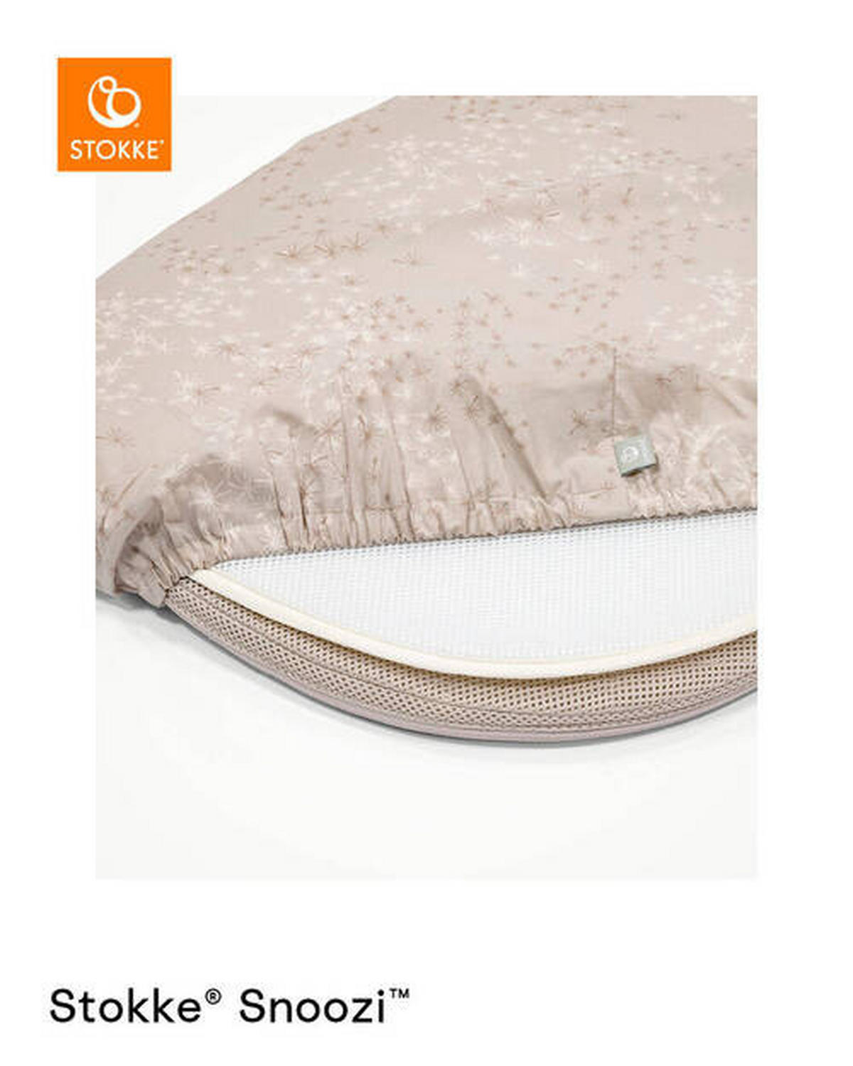 BEISTELLBETT Snoozi   - Schwarz/Grau, Basics, Holz/Textil (59,7/76/87,1cm) - Stokke