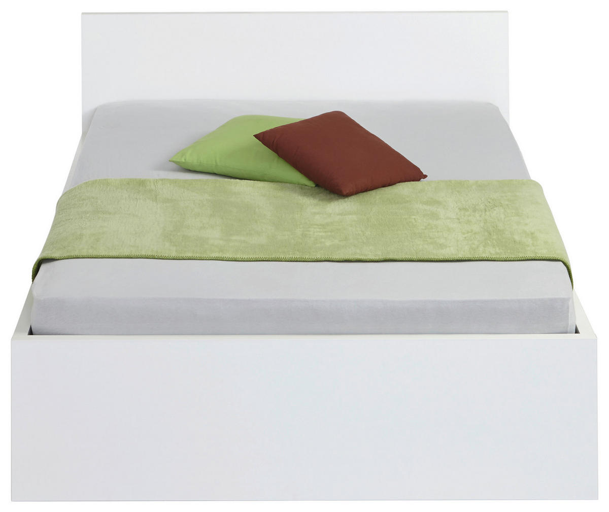 KREVET 140/200 cm     bela  - bela, Konvencionalno, pločasti materijal (140/200cm) - Carryhome