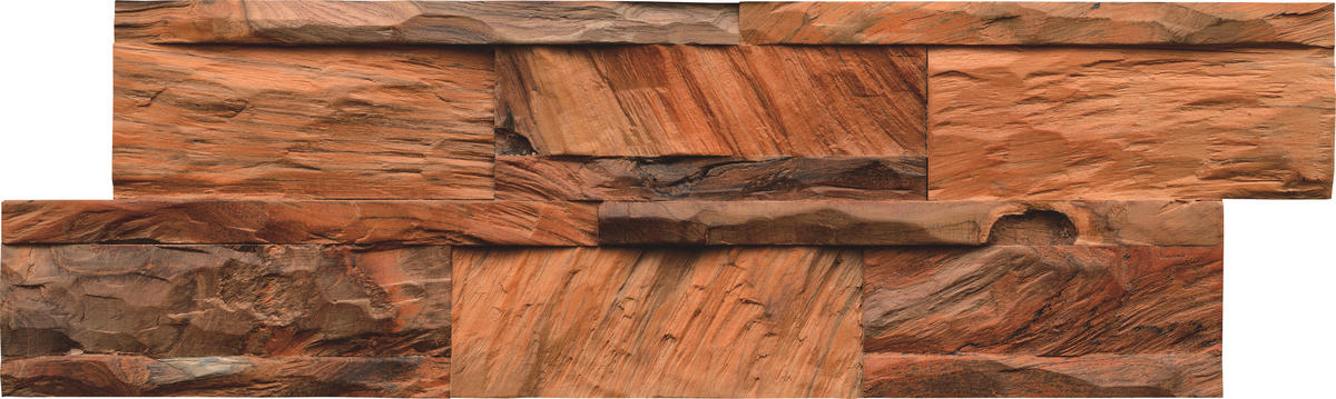 WANDVERKLEIDUNG - Braun, Basics, Holz (55.5/18/2cm)