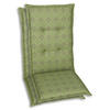 SESSELAUFLAGENSET Raute  - Grün, Basics, Textil (50/6/120cm)