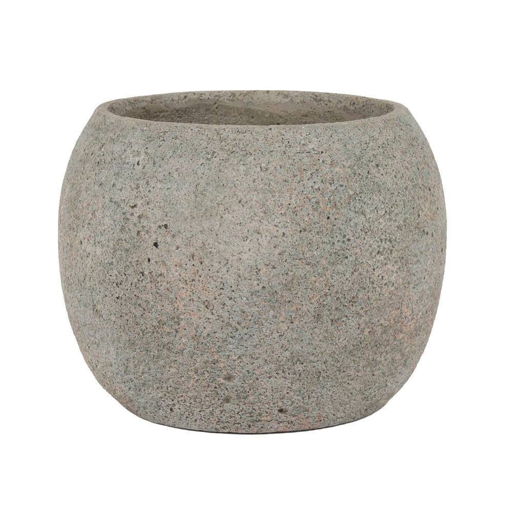KVETINÁČ 16,5/13/16,5 cm - sivá, Basics (16,5/13/16,5cm)